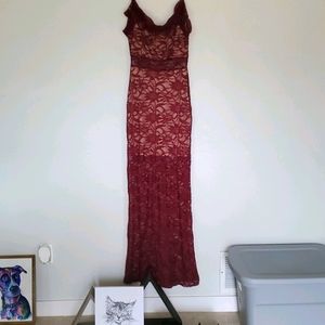 Red Lace Dress